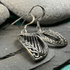 Liffey Harp Dangle Earrings - 