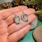Liffey Harp Dangle Earrings - 