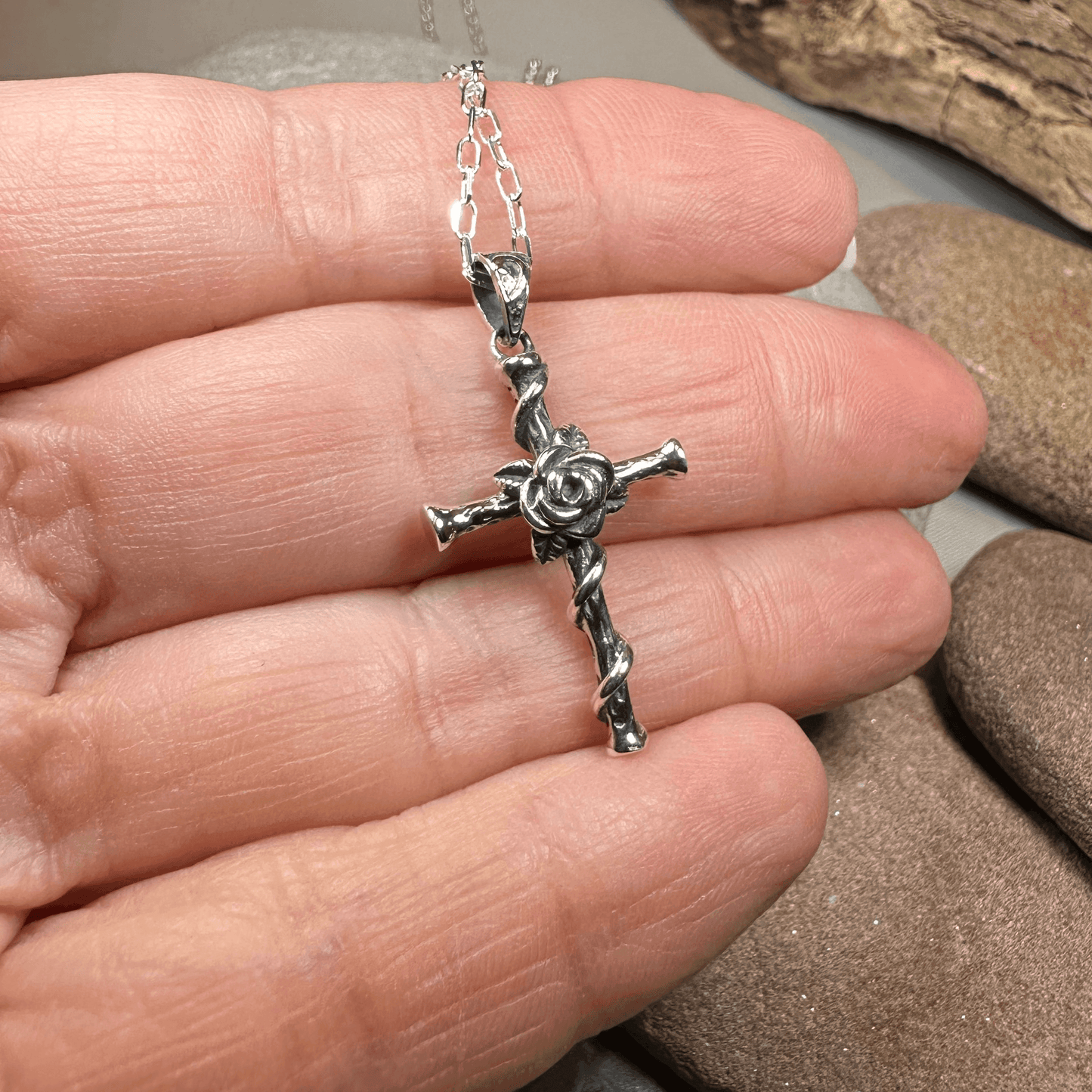 Spiritual Celtic Cross Necklace - 18