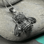 Bethany Realistic Bee Necklace - 18
