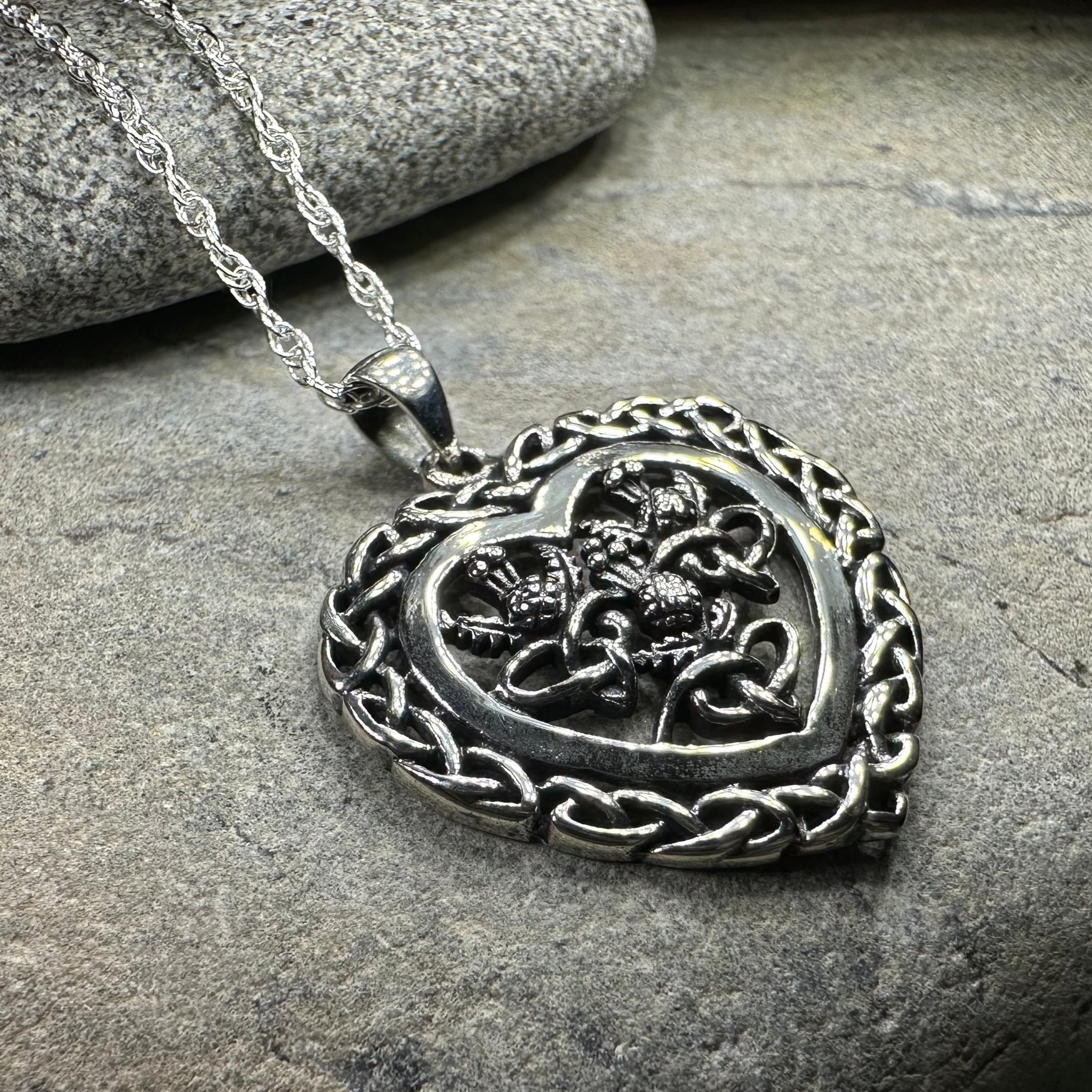 Romantic Thistle Necklace