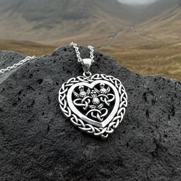 Romantic Thistle Necklace