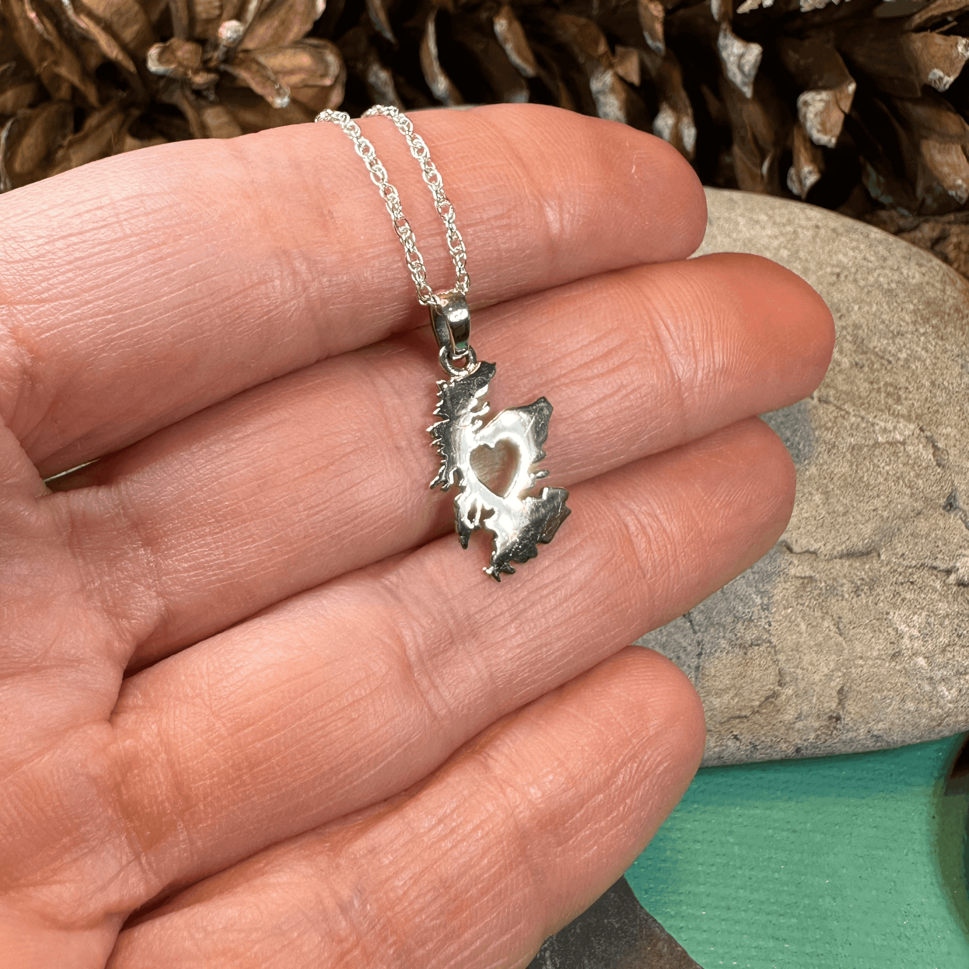 Scotland Map Necklace - 