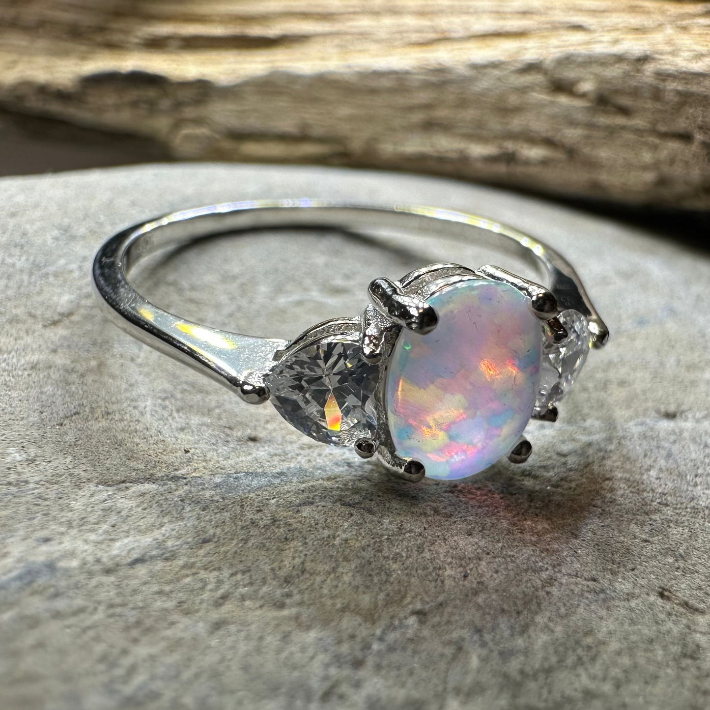 Enya Opal Celtic Ring