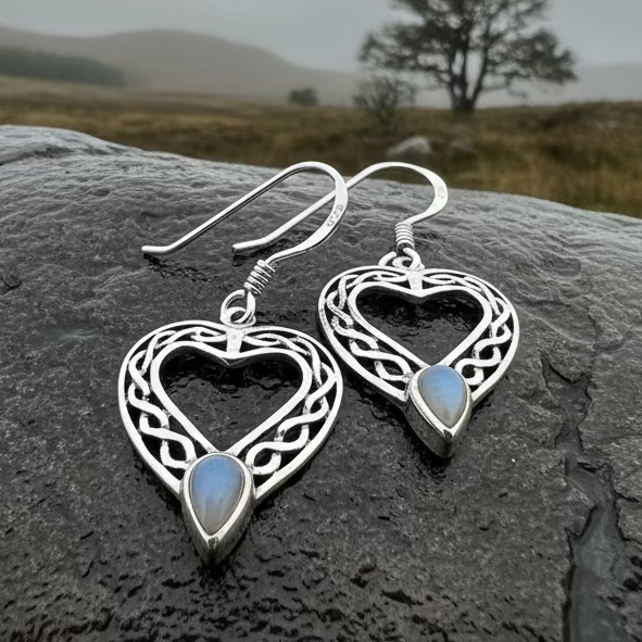 Scottish Heart Earrings
