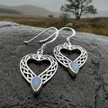 Scottish Heart Earrings