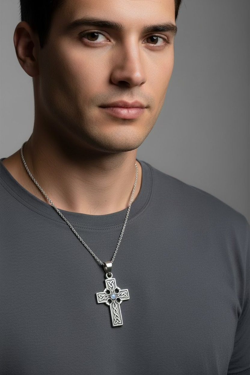 Liam Celtic Cross Necklace