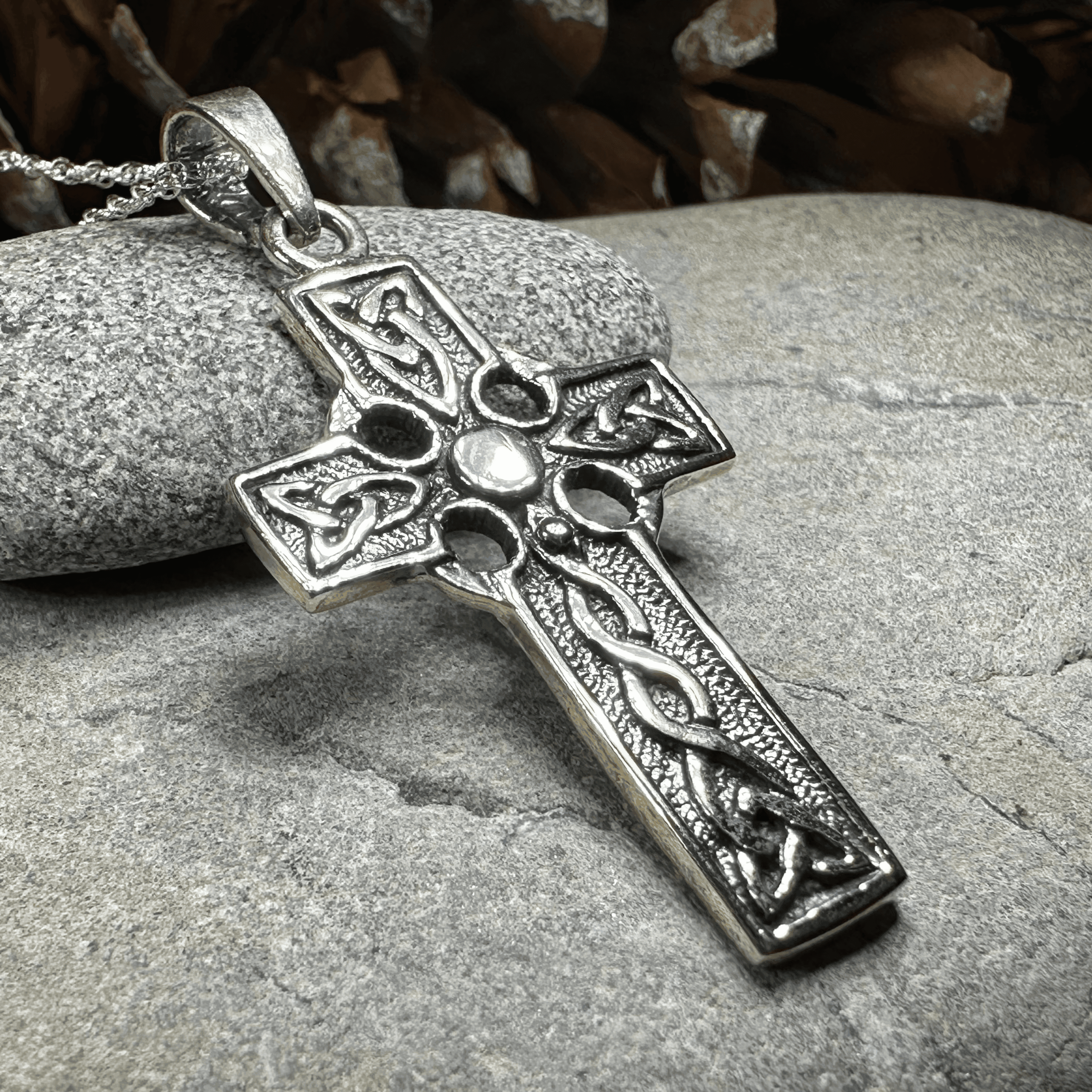 Liam Celtic Cross Necklace - 18