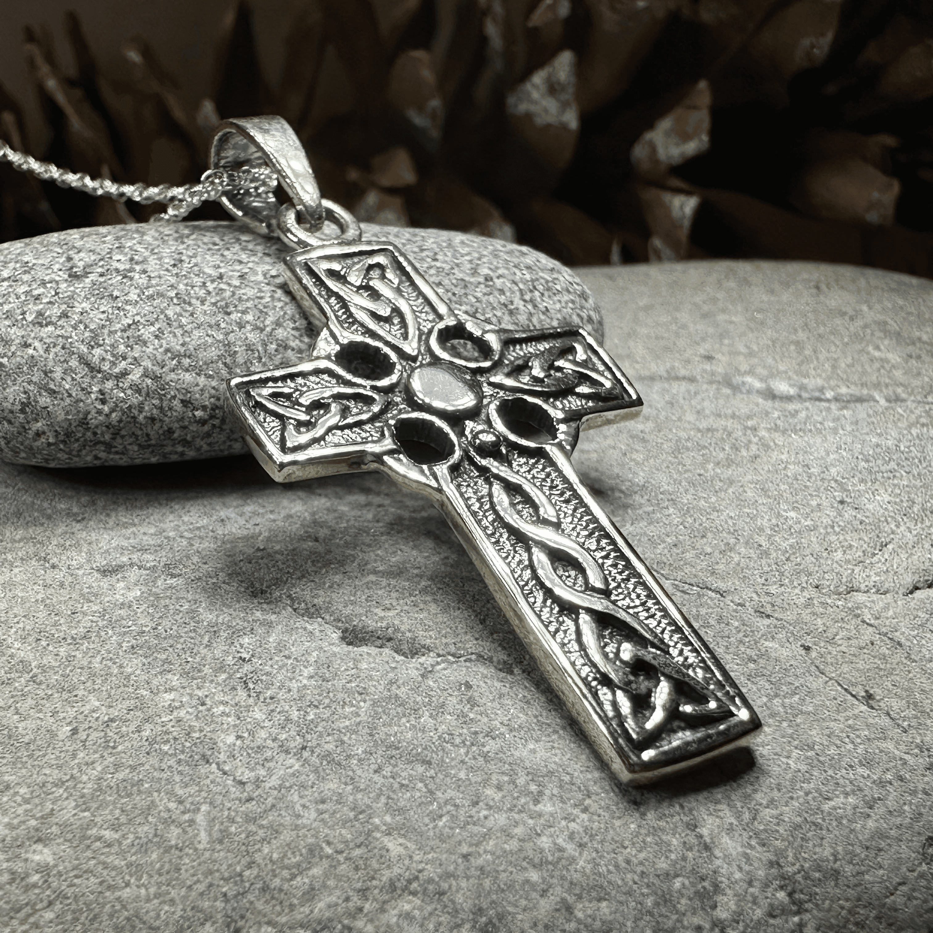 Liam Celtic Cross Necklace - 18
