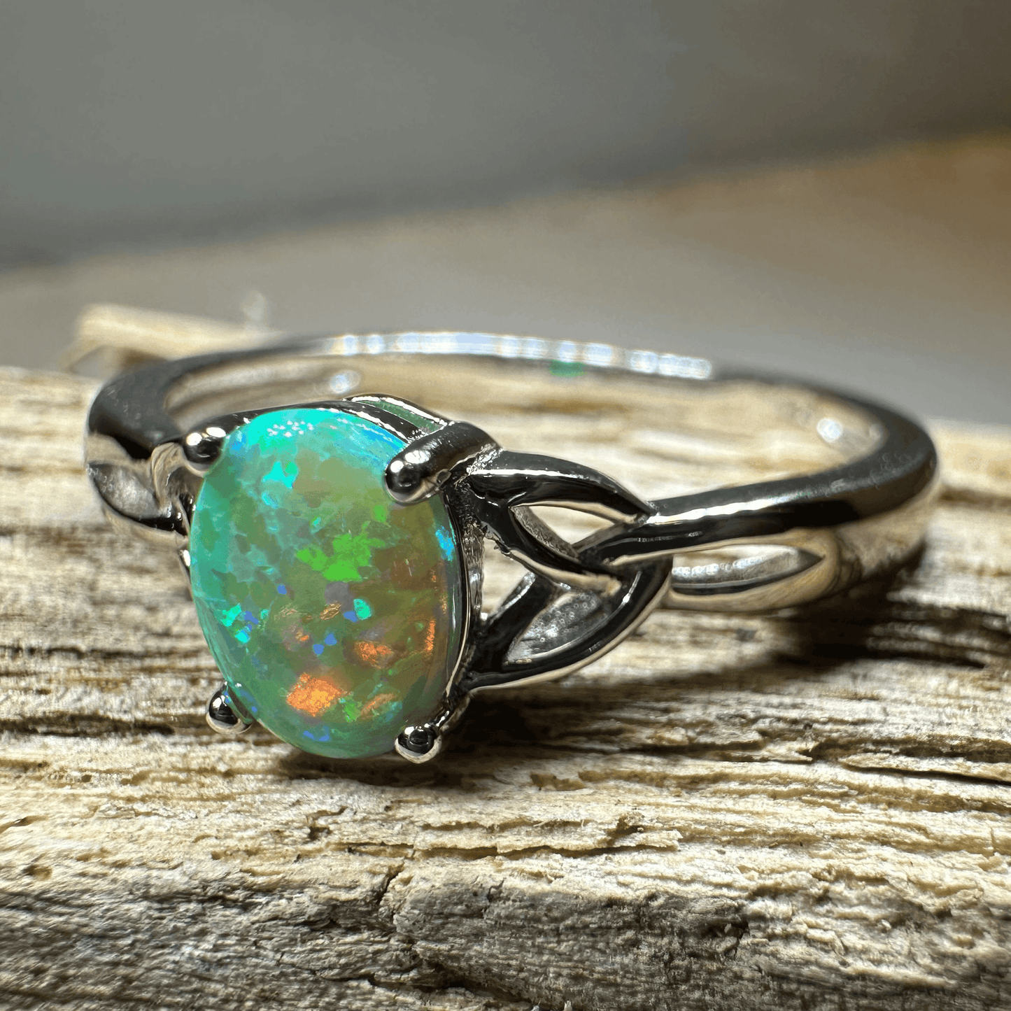 Irish Rain Celtic Ring - 4