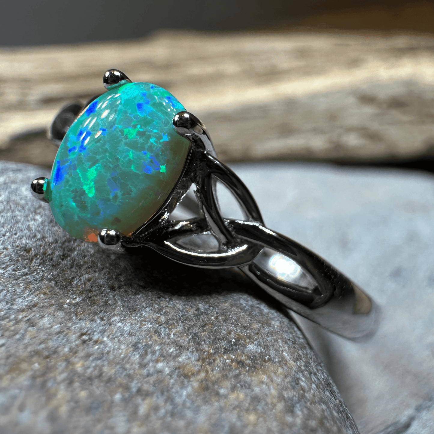 Irish Rain Celtic Ring - 4