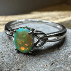 Irish Rain Celtic Ring - 4