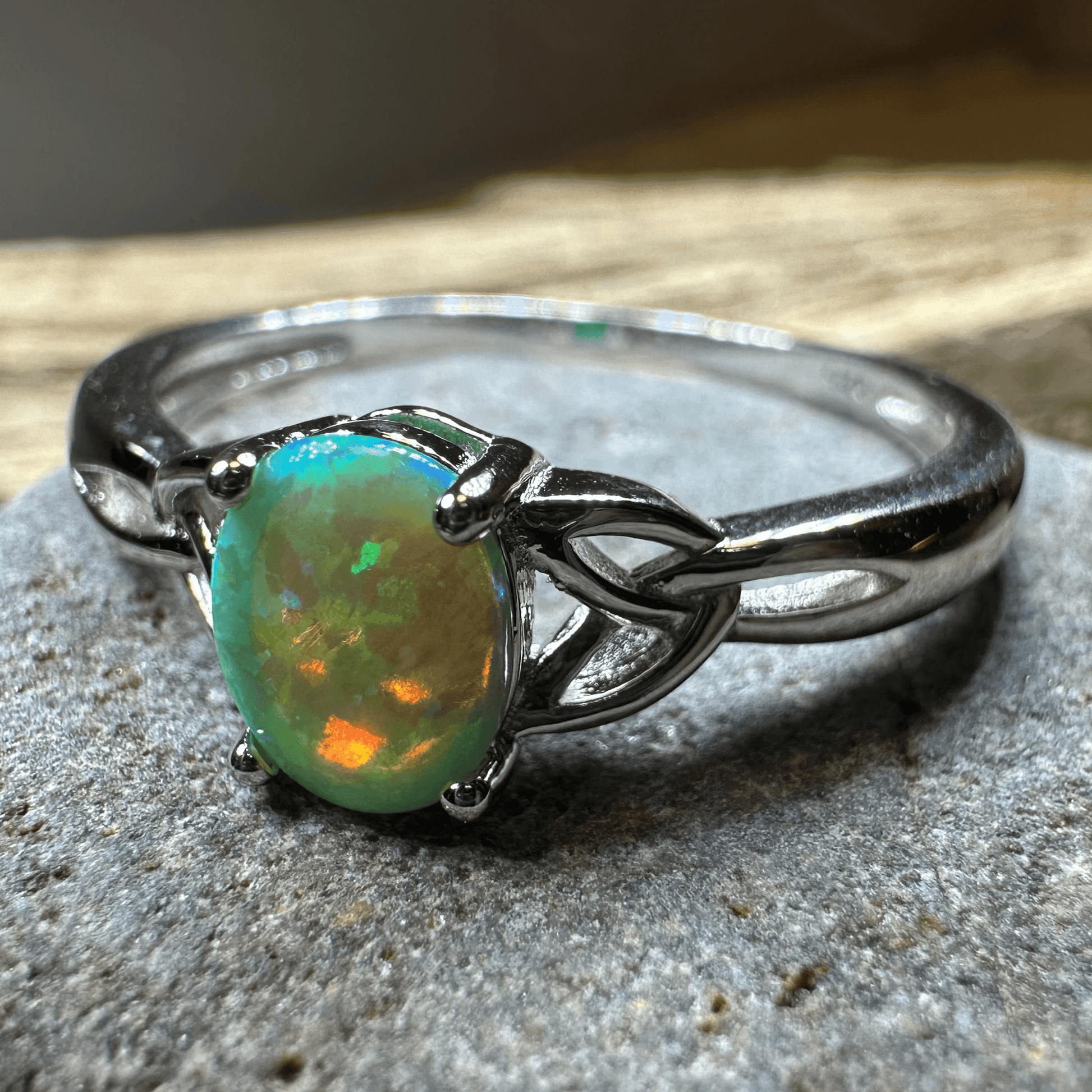 Irish Rain Celtic Ring - 4