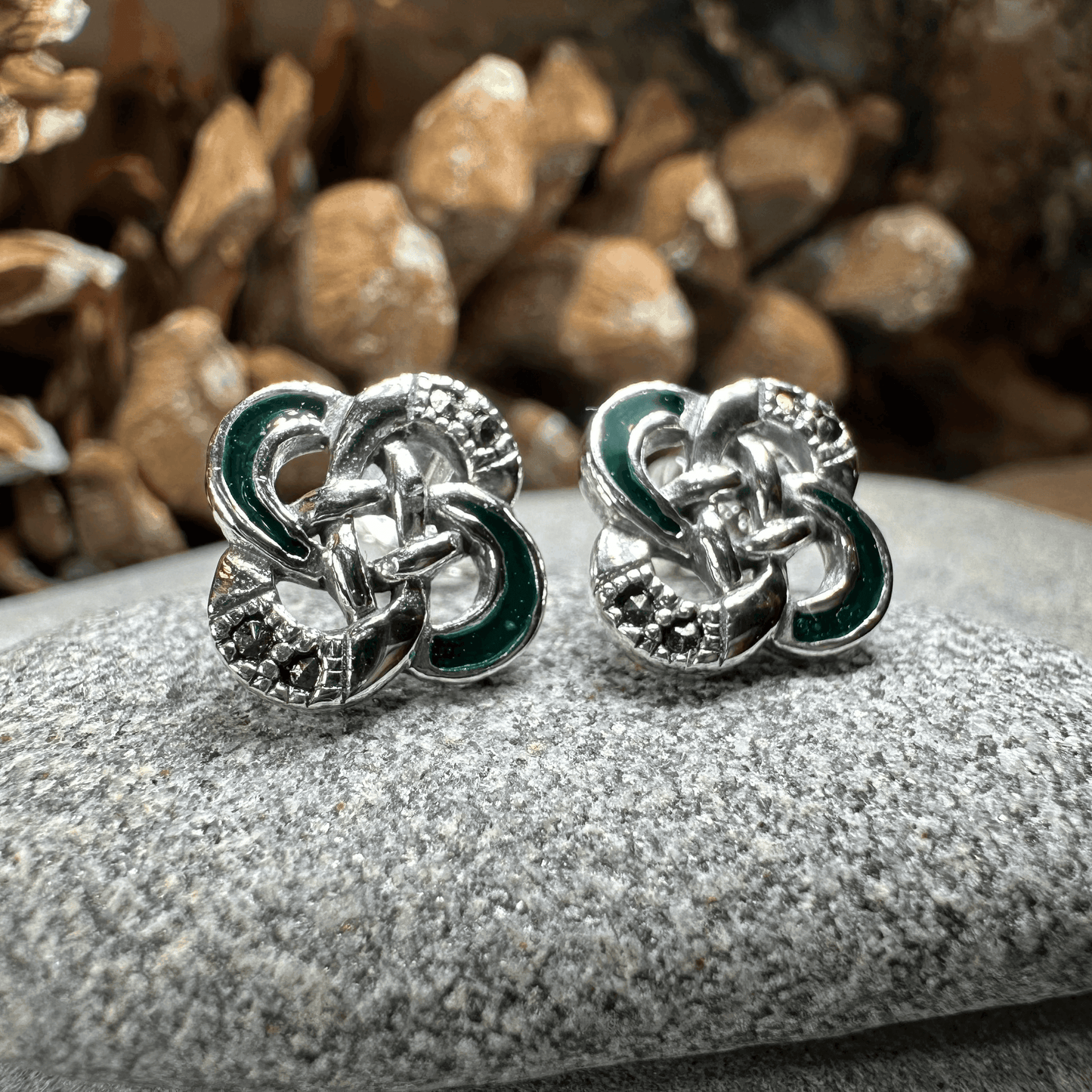 Lark Dara Knot Stud Earrings - 