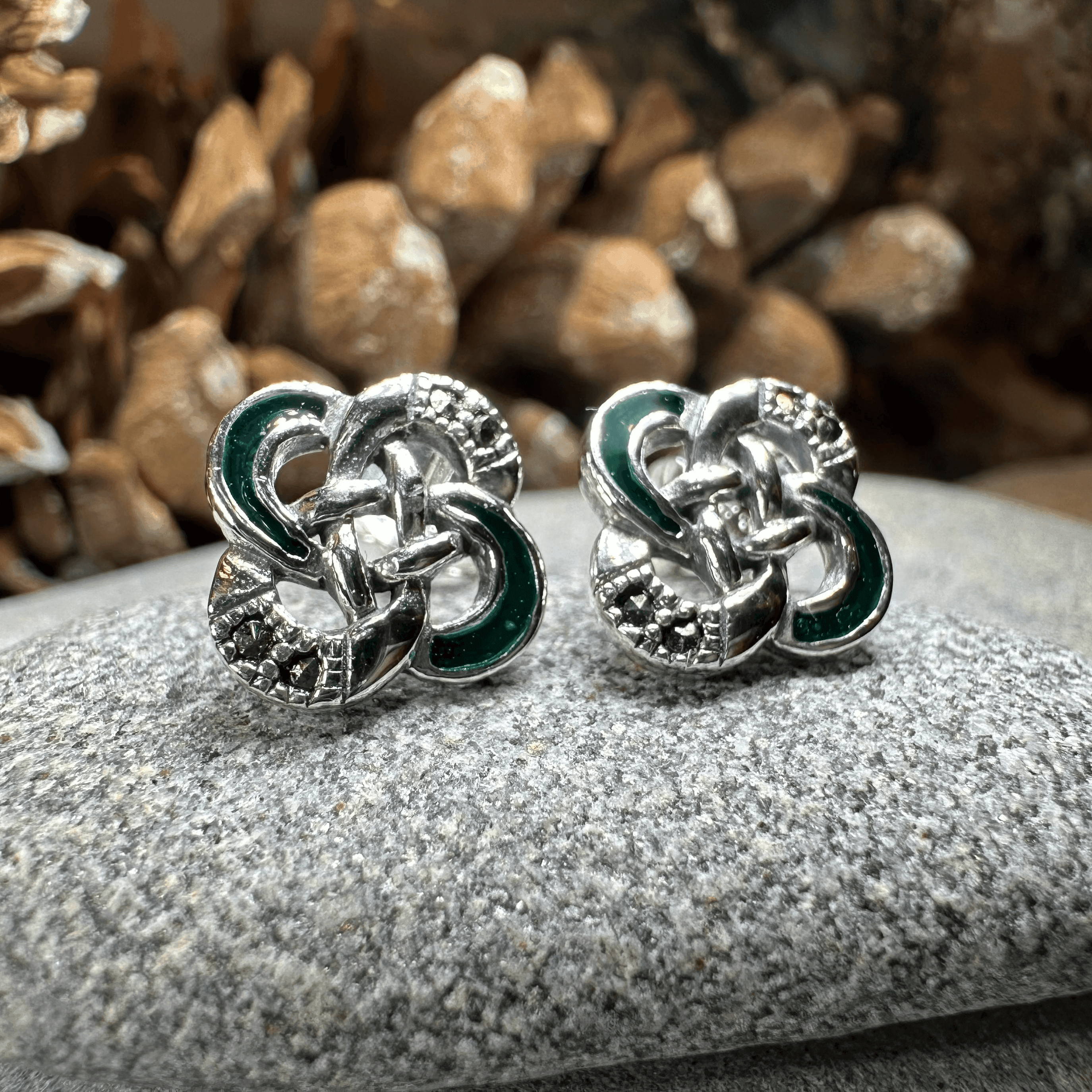 Lark Dara Knot Stud Earrings - 
