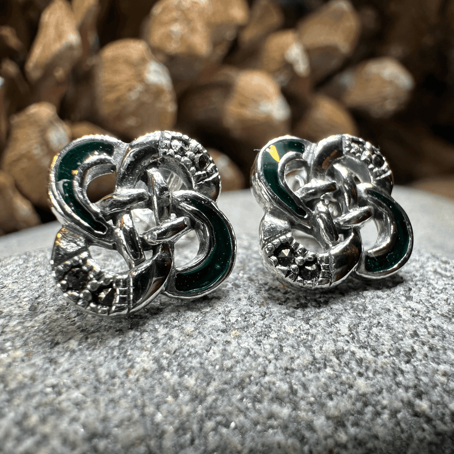 Lark Dara Knot Stud Earrings - 