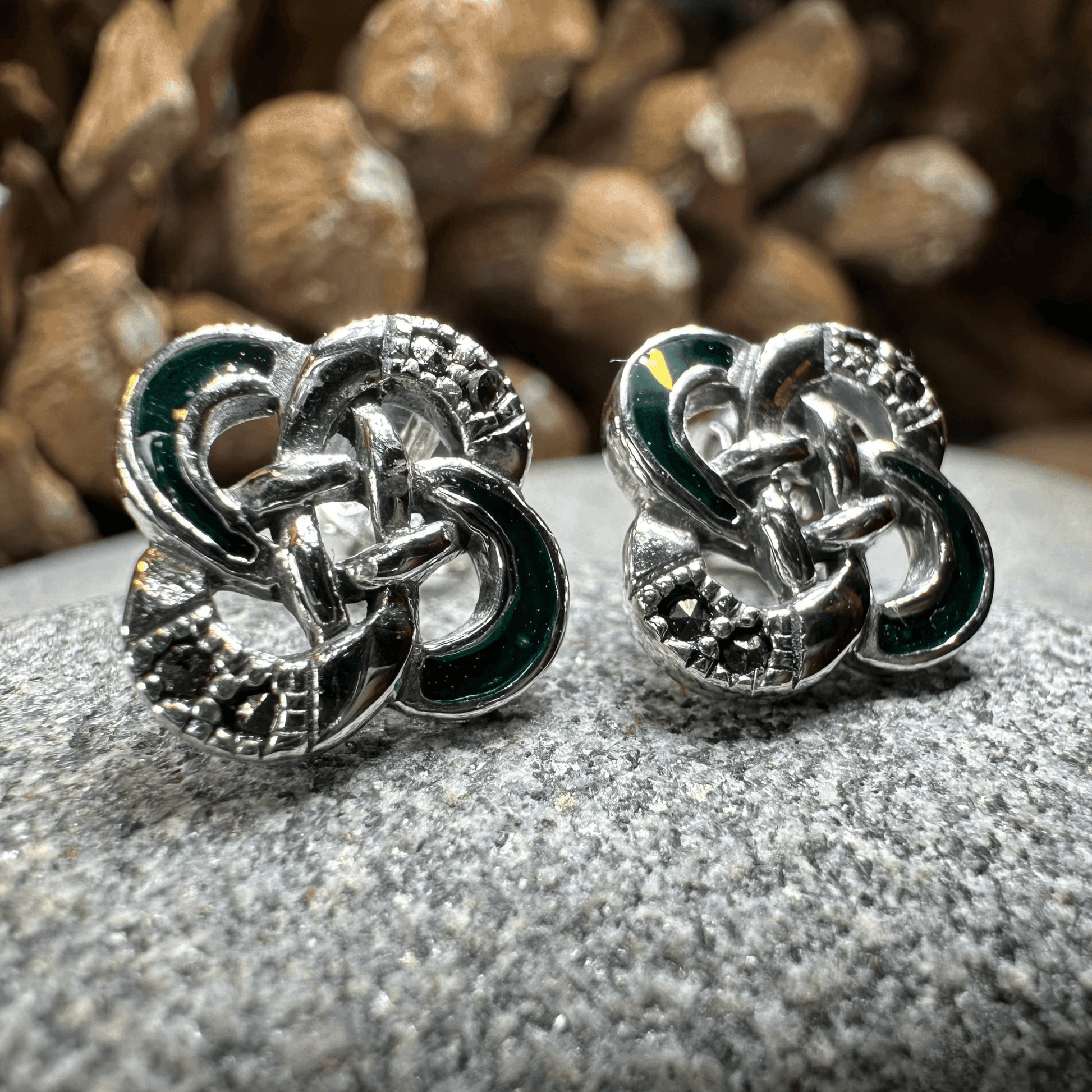 Lark Dara Knot Stud Earrings - 