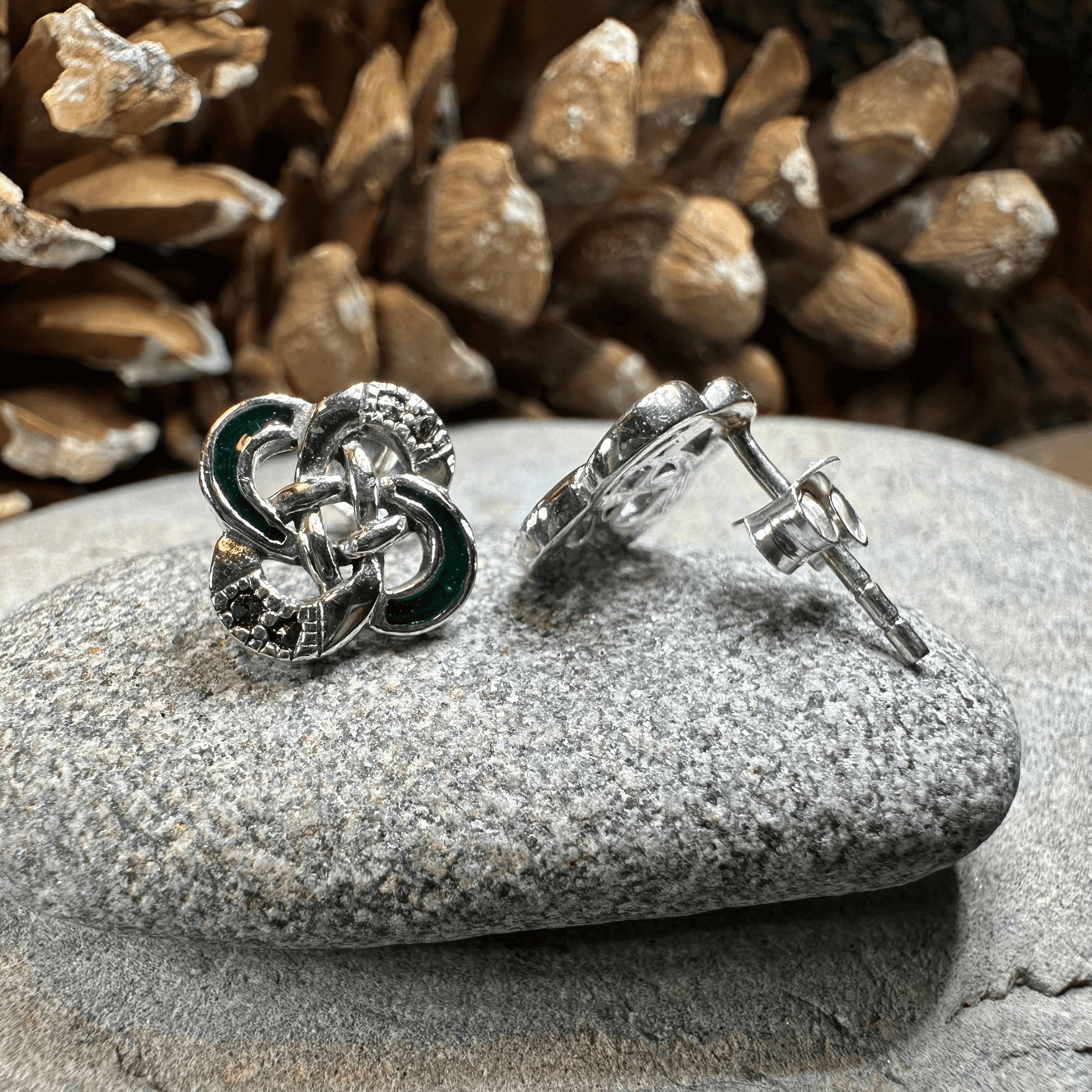 Lark Dara Knot Stud Earrings - 