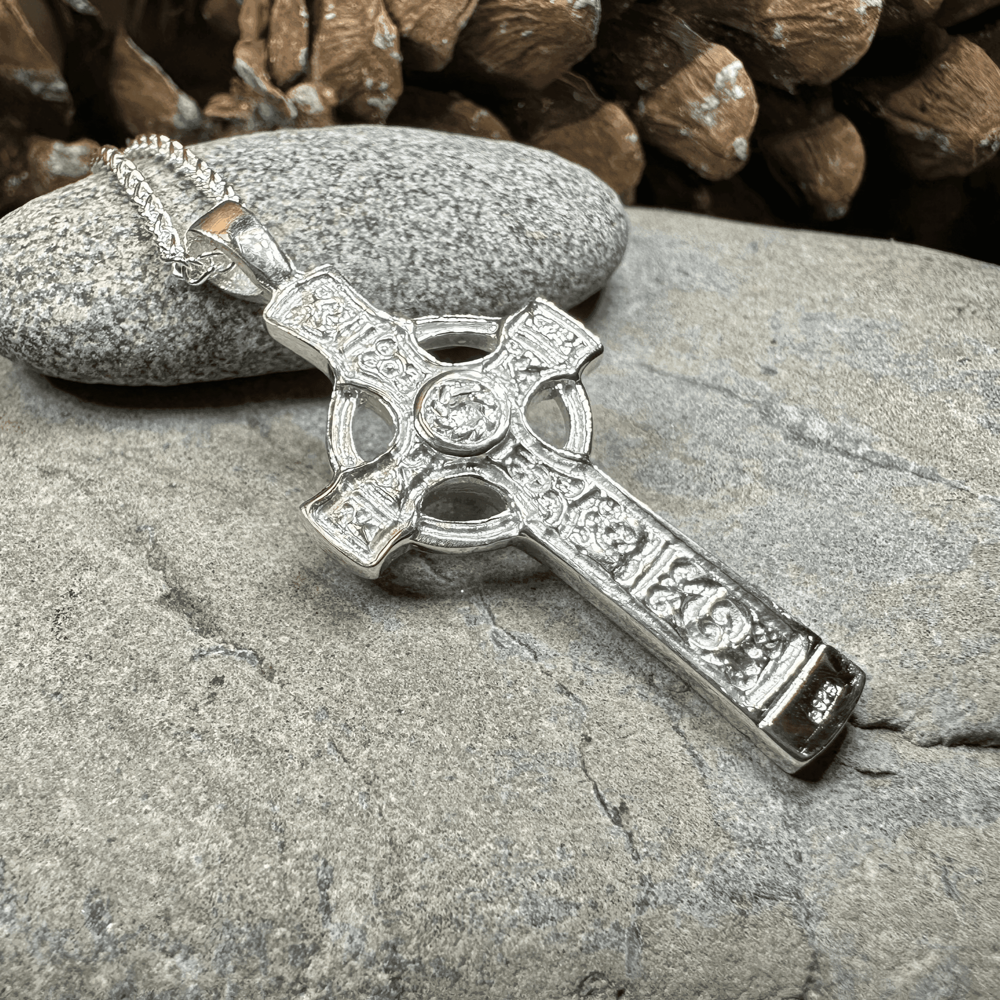 Kildalton Scottish Celtic Cross Necklace - 18