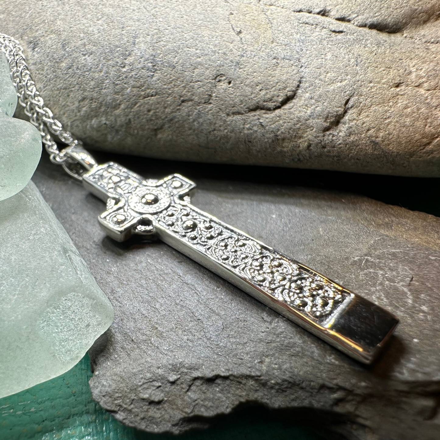 Saint Martin's Celtic Cross Necklace