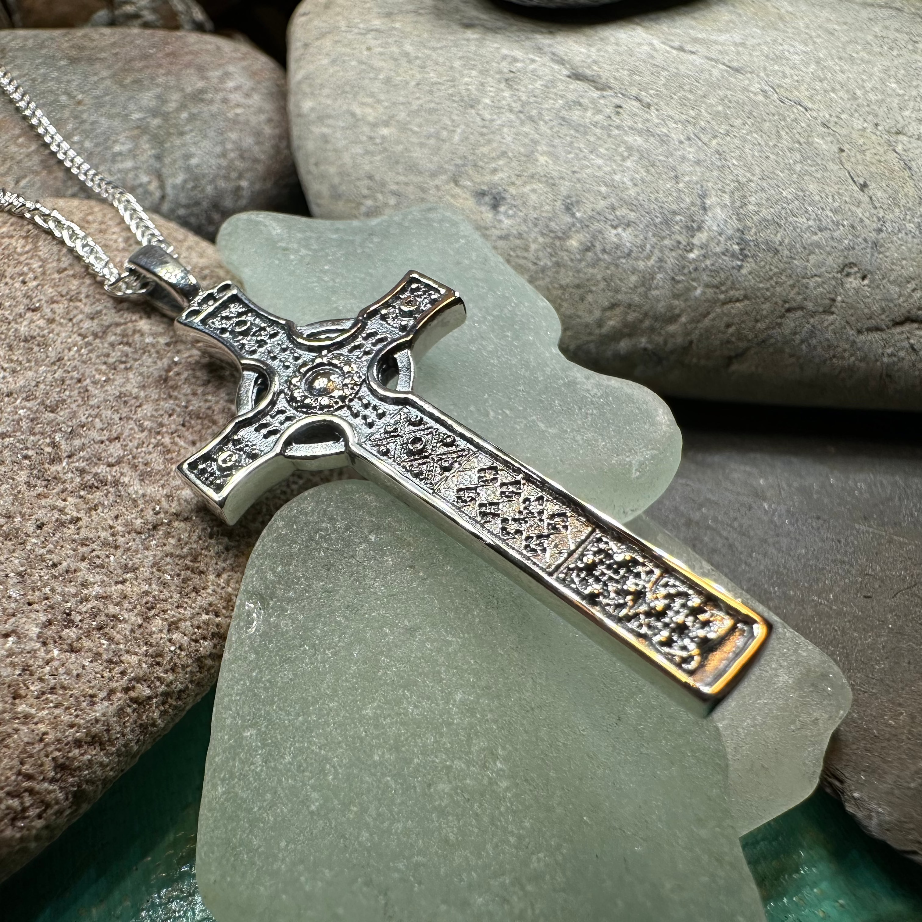 Saint John's Celtic Cross Necklace