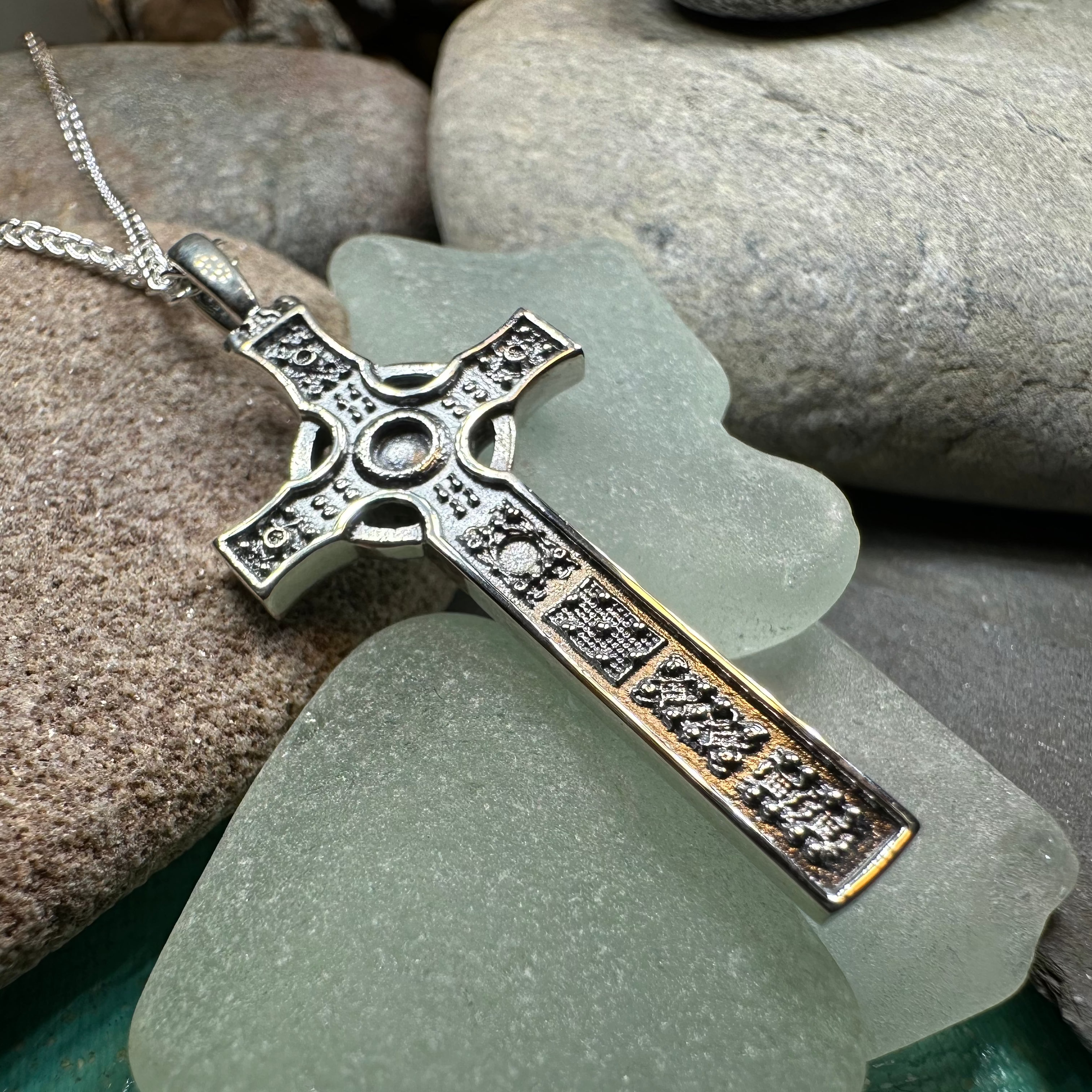 Saint John's Celtic Cross Necklace