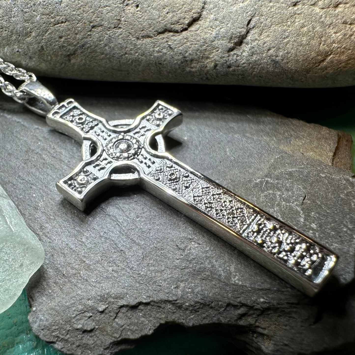 Saint John's Celtic Cross Necklace