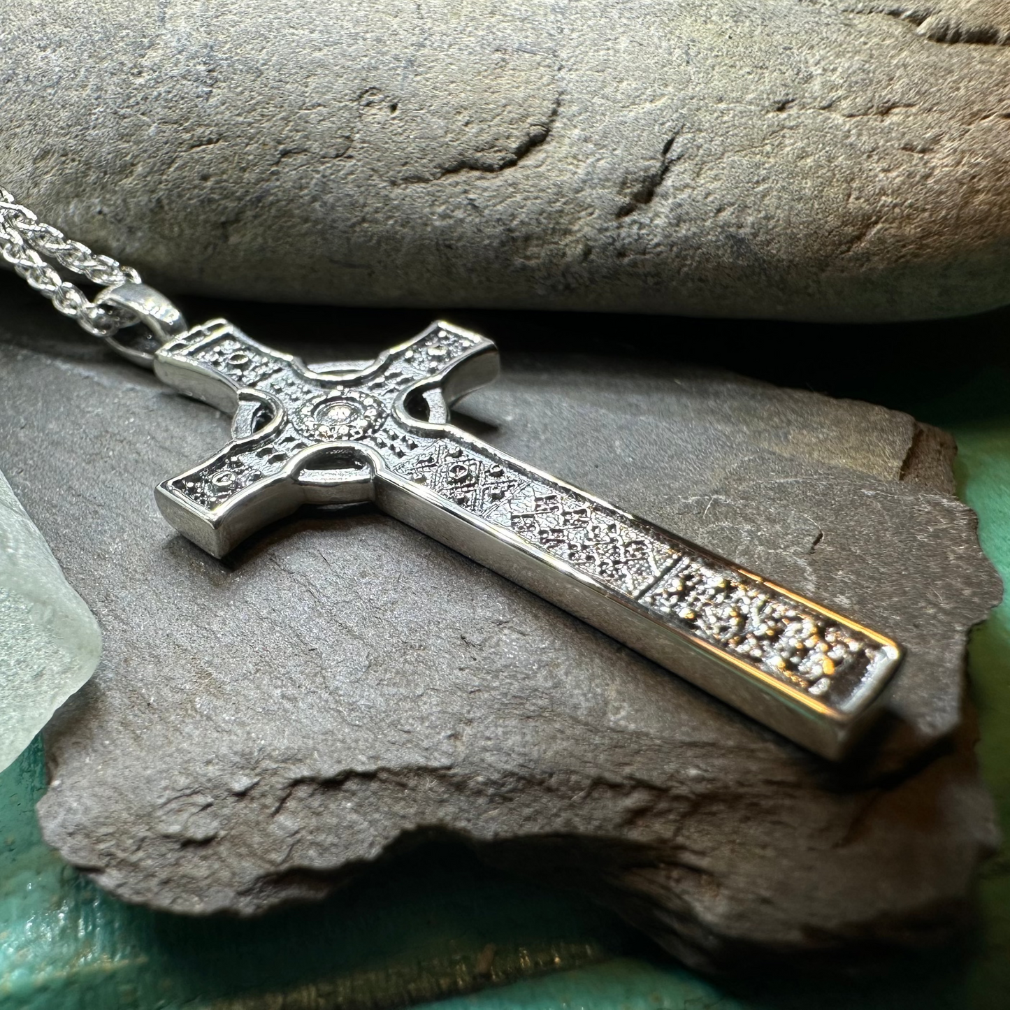Saint John's Celtic Cross Necklace
