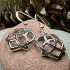 Trinity Love Knot Earrings - 