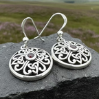 Ariadne Trinity Knot Earrings