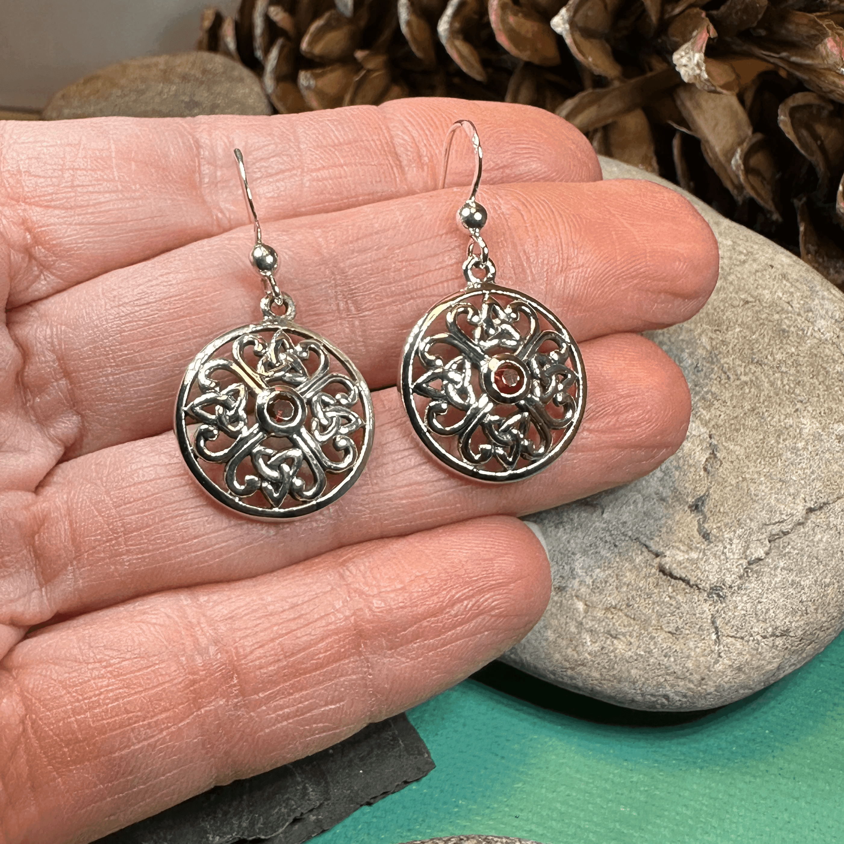 Ariadne Trinity Knot Earrings - 