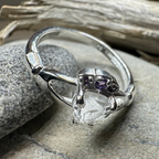 Ardor Moonstone Claddagh Ring