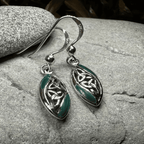 Tara Trinity Knot Earrings - Black