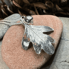 Fairy Tree Hawthorn Leaf Necklace - 18