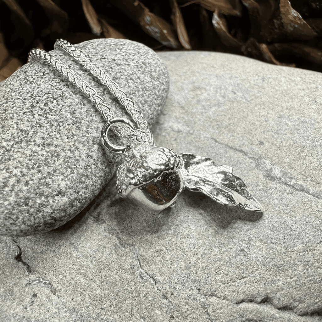 Oak Leaf & Acorn Necklace - 