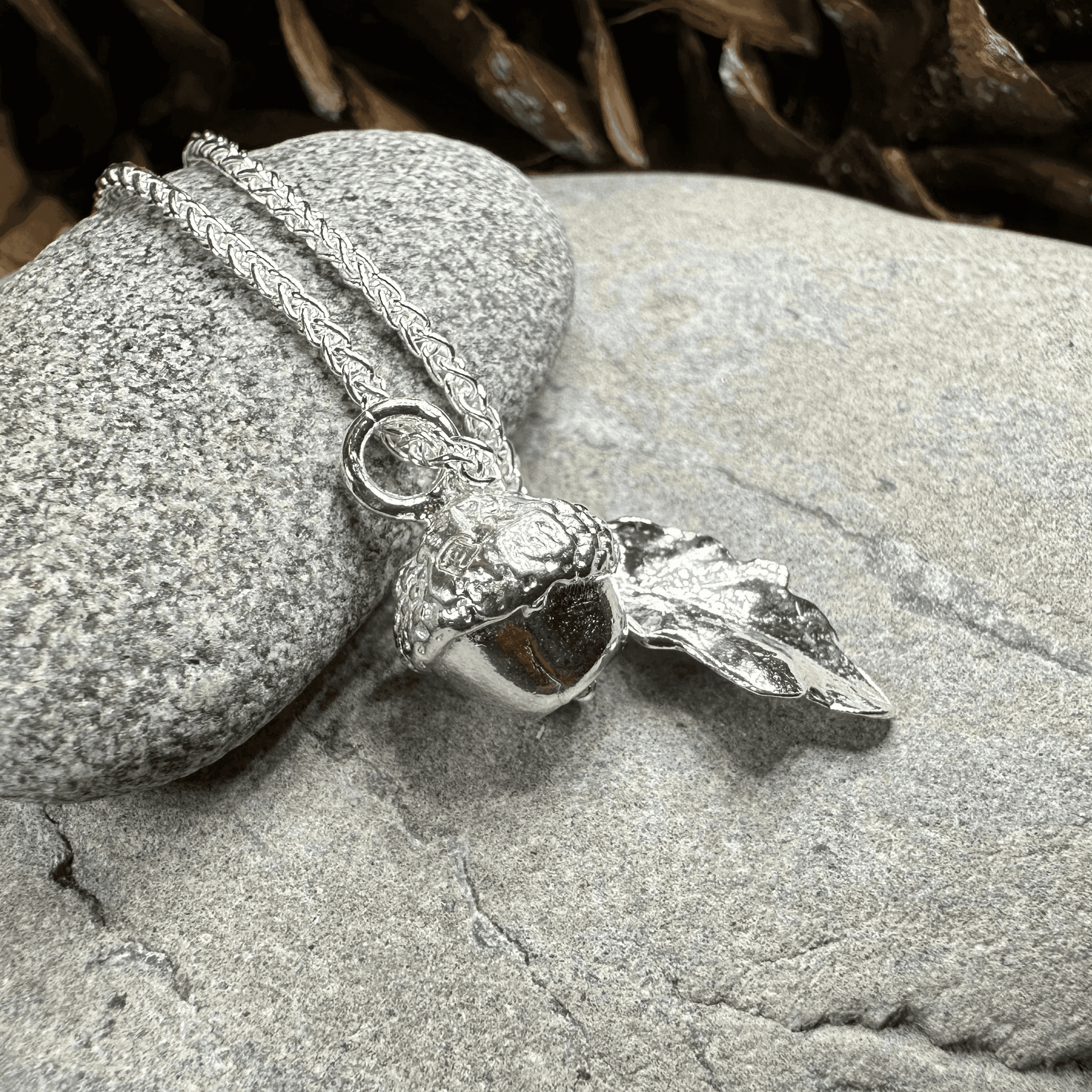 Oak Leaf & Acorn Necklace - 