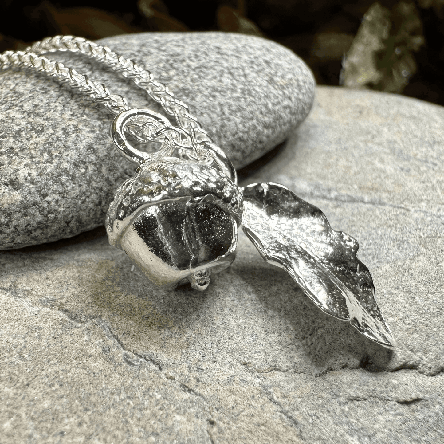 Oak Leaf & Acorn Necklace - 