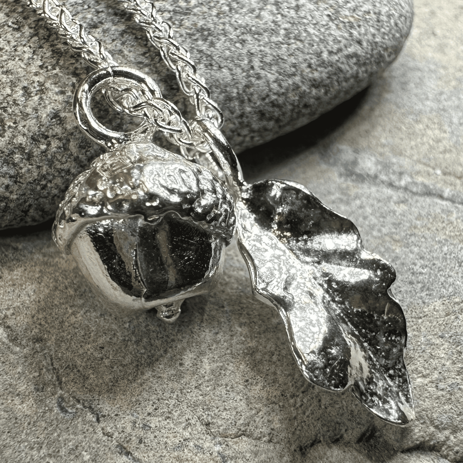 Oak Leaf & Acorn Necklace - 