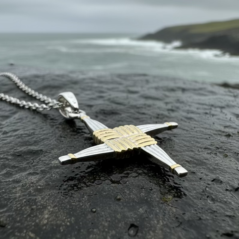 Saint Brigid Cross Necklace