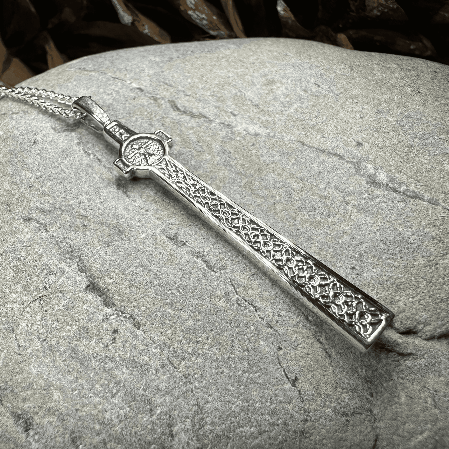 Scottish McLean's Celtic Cross Necklace - 18