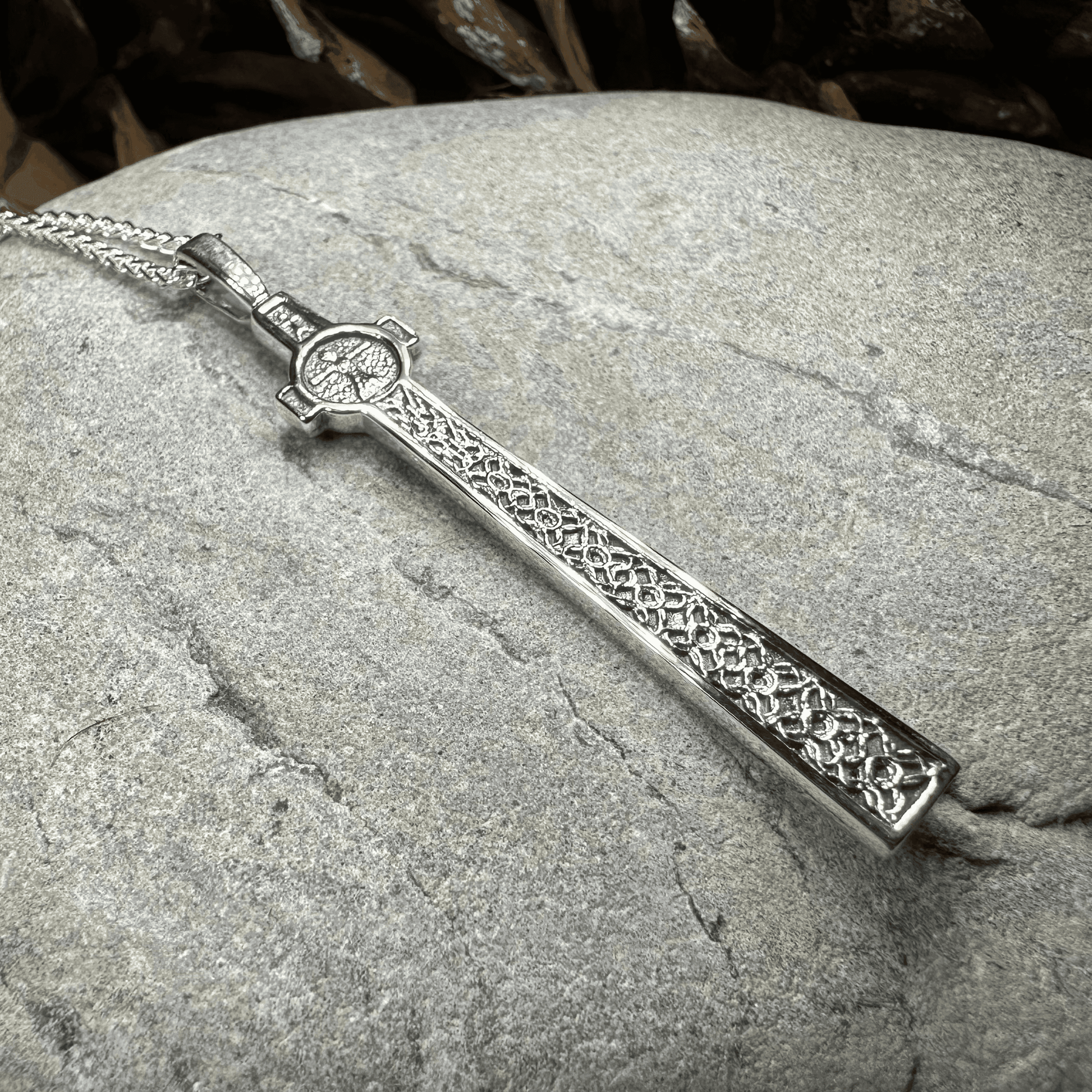 Scottish McLean's Celtic Cross Necklace - 18