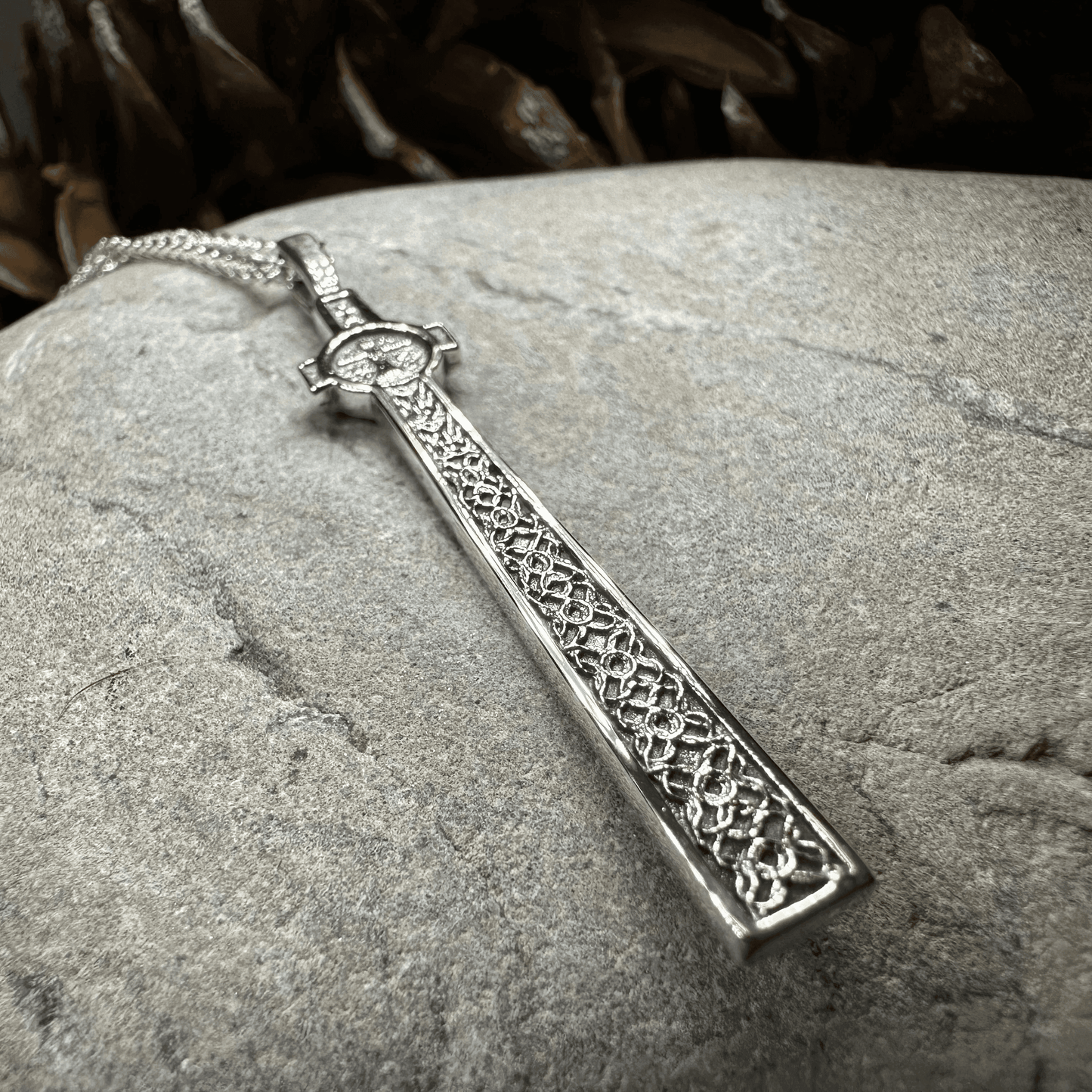 Scottish McLean's Celtic Cross Necklace - 18