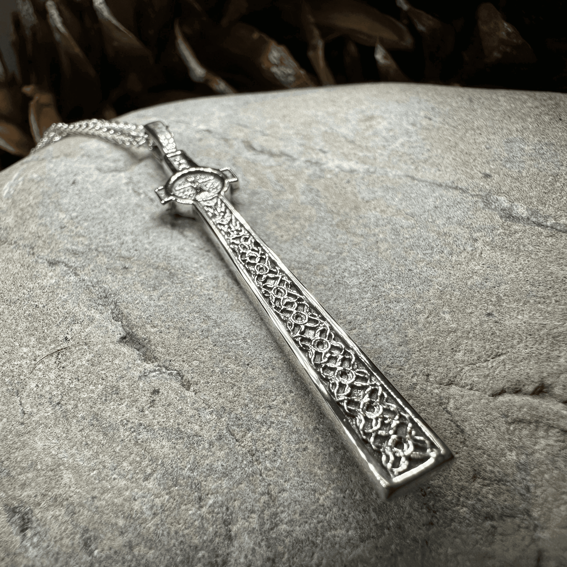 Scottish McLean's Celtic Cross Necklace - 18