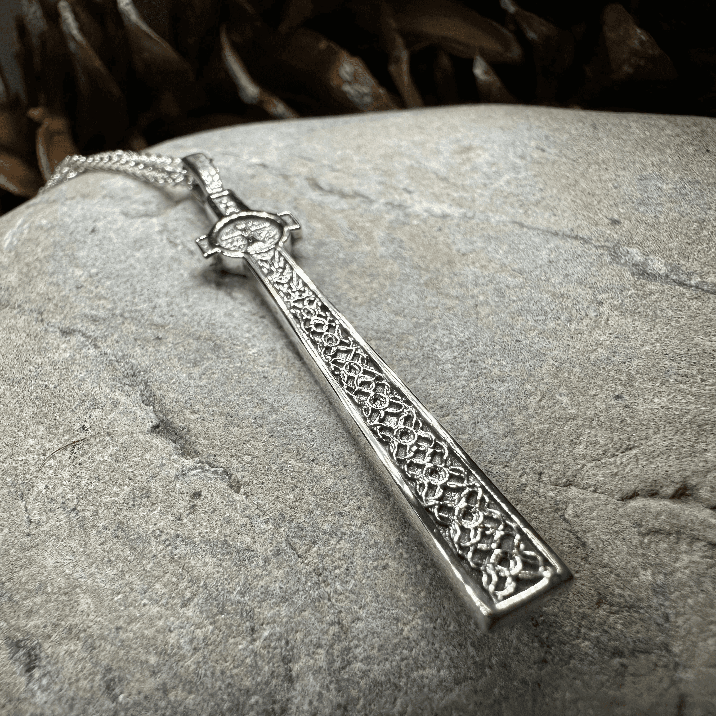 Scottish McLean's Celtic Cross Necklace - 18