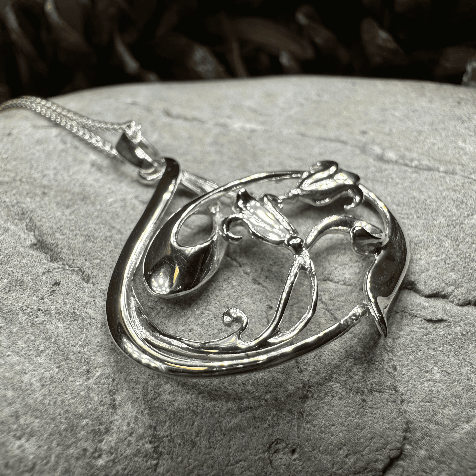 Bluebell Art Deco Necklace - 18