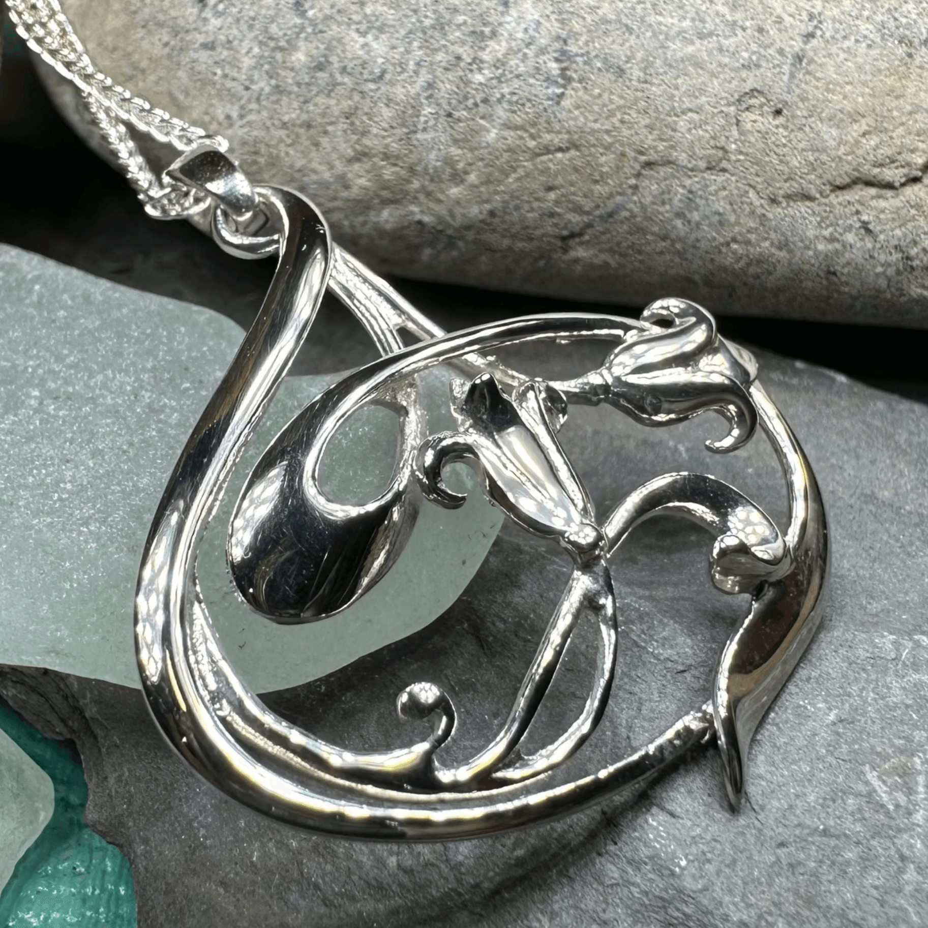 Bluebell Art Deco Necklace - 18