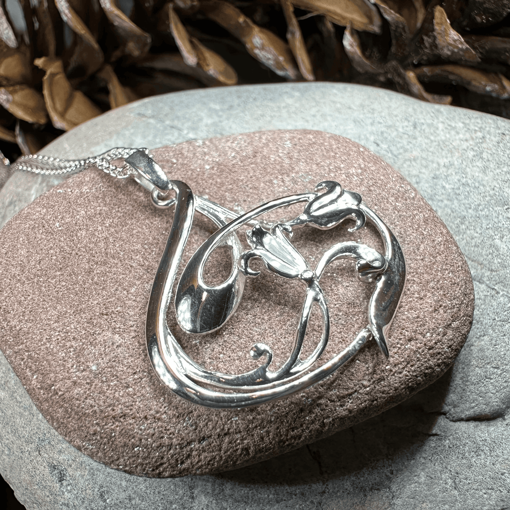 Bluebell Art Deco Necklace - 18