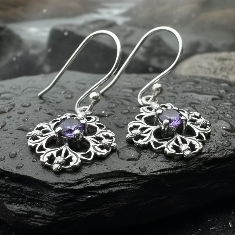 Nairn Thistle Earrings