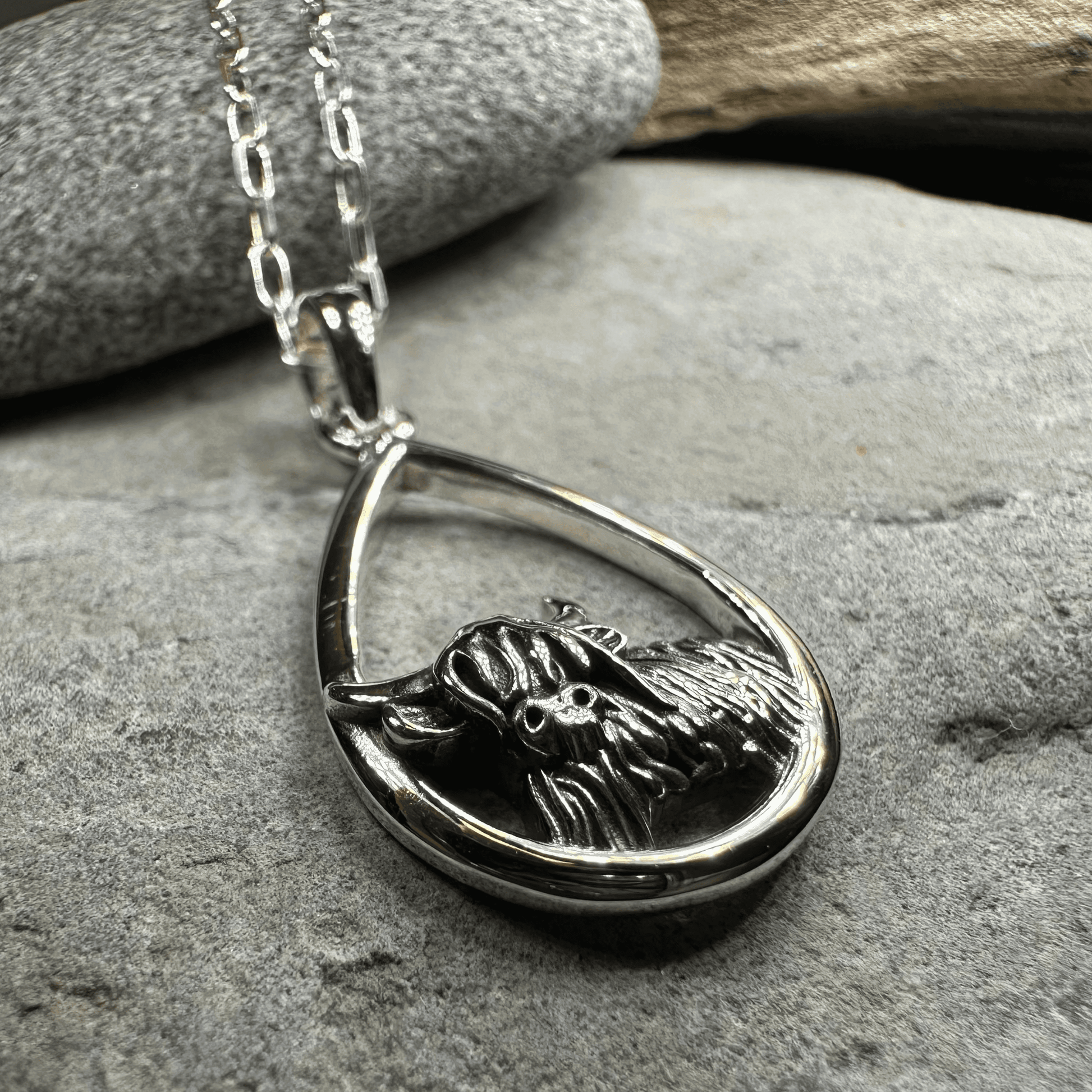 Little Hamish Highland Cow Necklace - 18