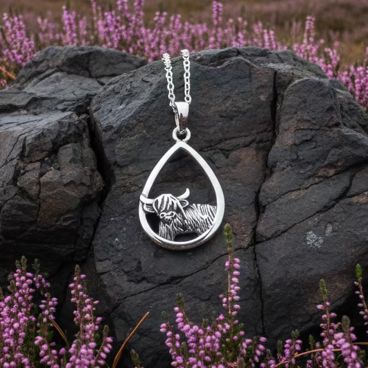 Little Hamish Highland Cow Necklace